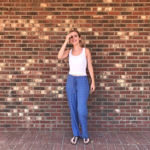 Flowy, patterned pants